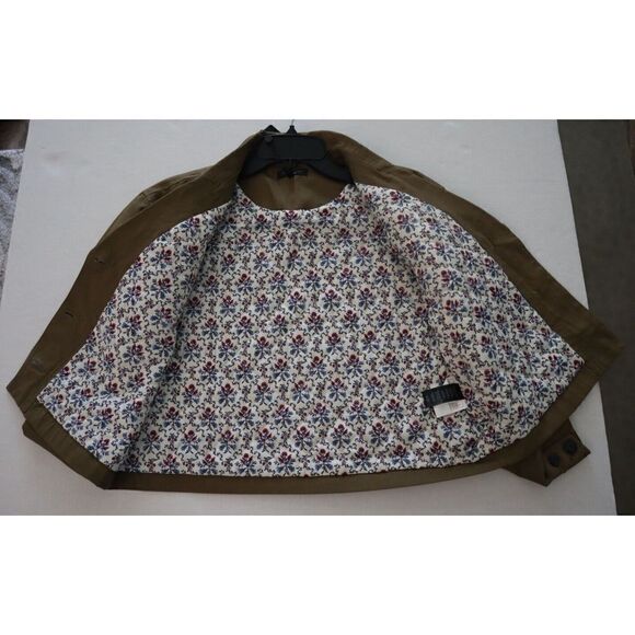 Rag & Bone WAW22P2008 Women's Sz XS Dark Khaki Cropped Jessie Shirt Jacket $525 - Picture 4 of 12
